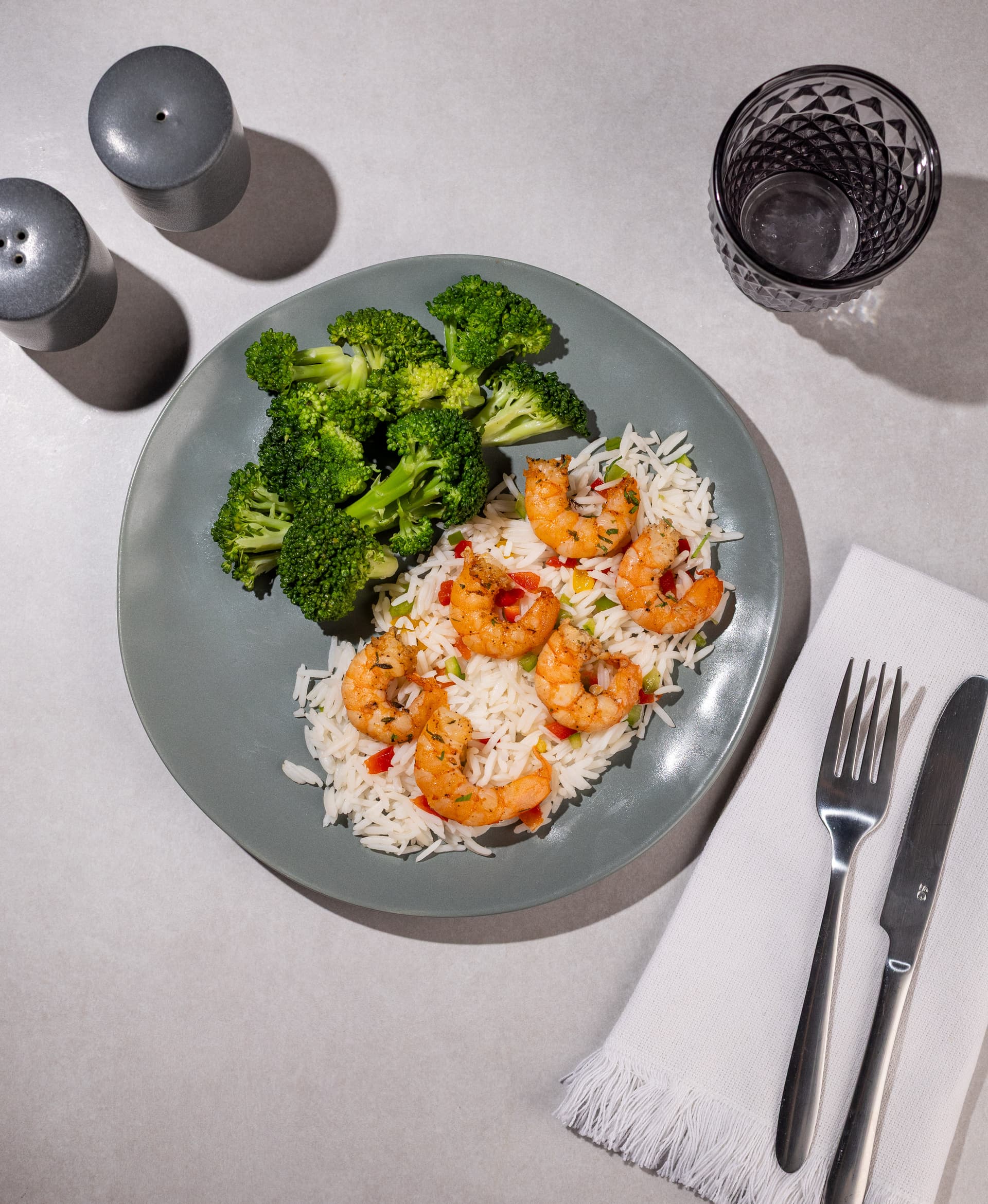 Crevettes Suprême & Broccoli